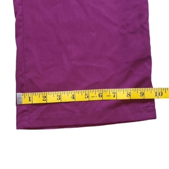 Grey’s Anatomy Scrub Pants 5-Pocket Style 4232 Purple Cabernet Size Large - Picture 8 of 9